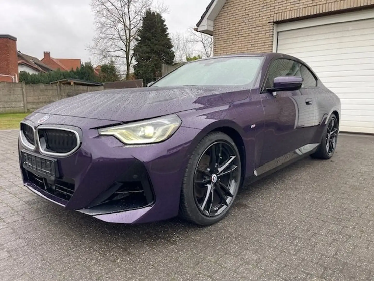 BMW 220 220i Coupe Aut. - FACE LIFT/WIDE SCREEN/M-PACK Mauve - 1