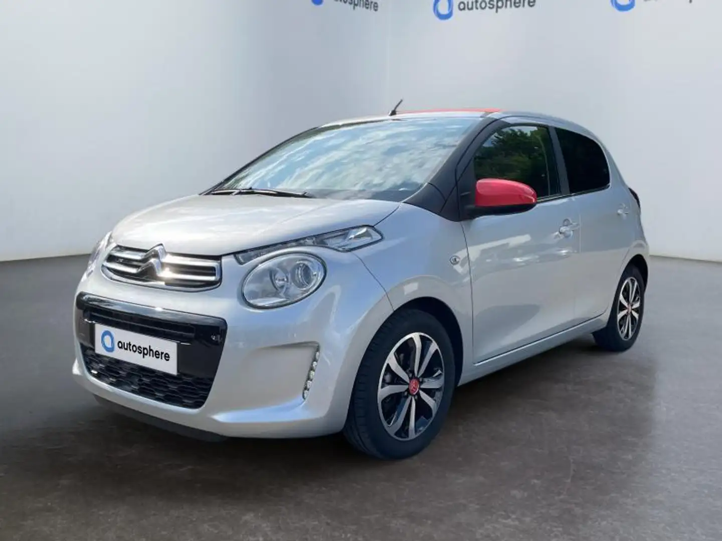 Citroen C1 Airscape Shine Alu Clim Camera !!! 6.100 km !!! Grijs - 1