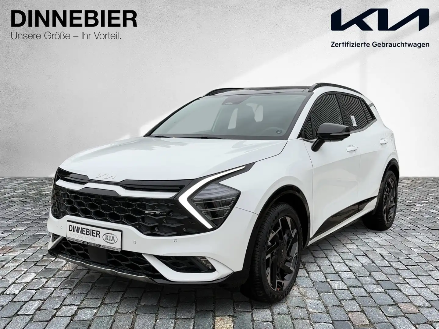 Kia Sportage 1.6T GT-Line AWD+Glasdach+360°+LED Weiß - 2