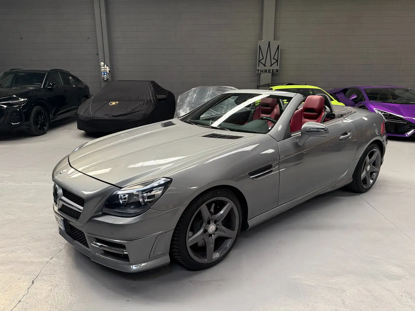 Mercedes-Benz SLK 200 SLK 200 AUTOMATICA PREMIUM AMG Gris - 1