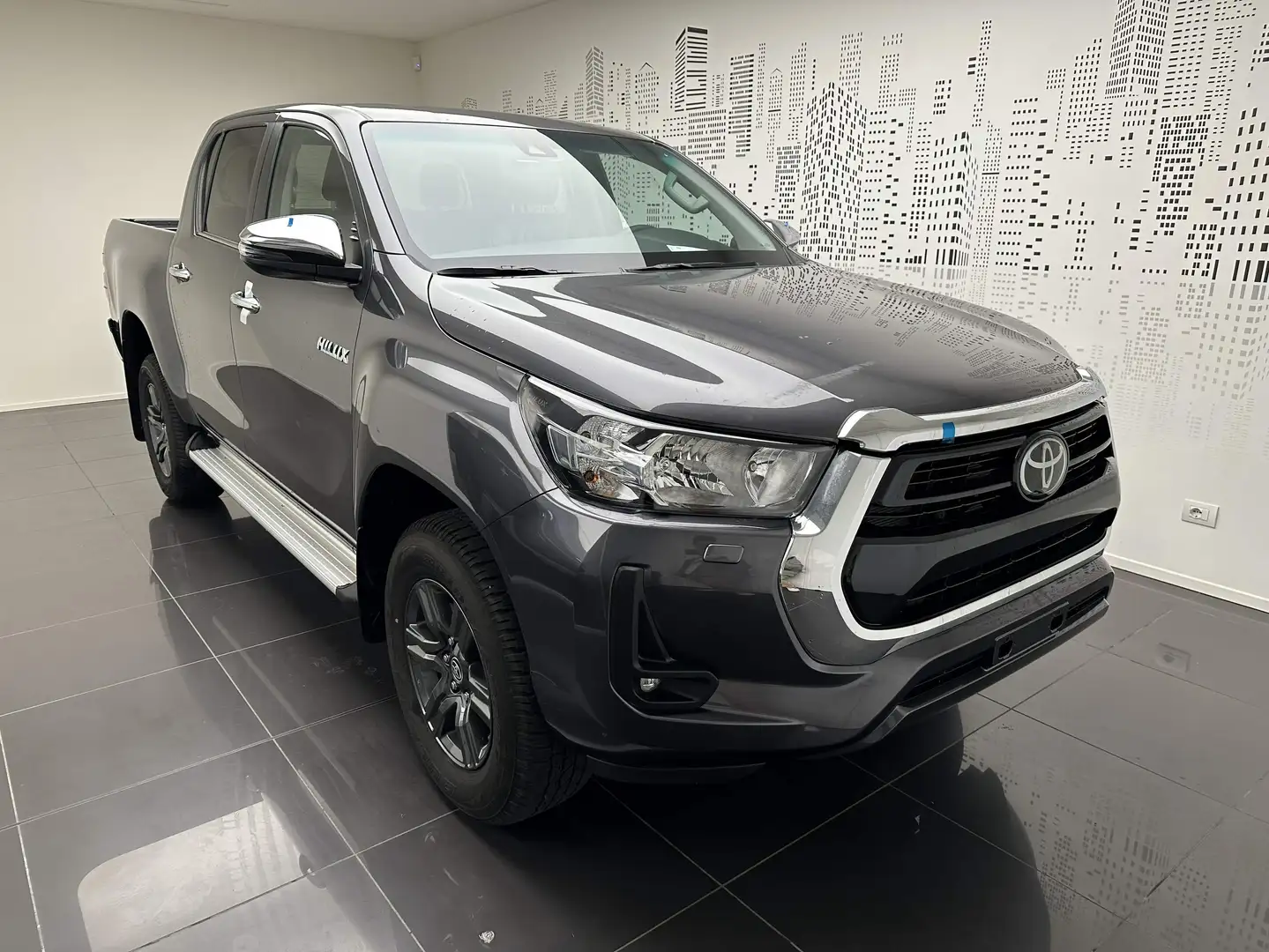 Toyota Hilux Hilux 2.4 d-4d double cab Lounge auto Grigio - 2
