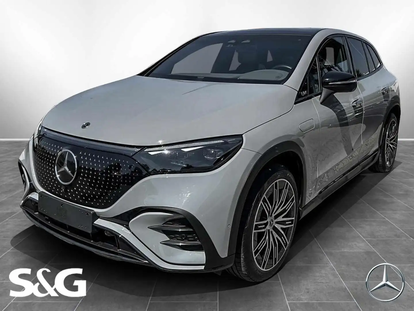 Mercedes-Benz EQE 350 + AMG MBUX+AHK+360°+Distro+DIG-LED+21 Gris - 1