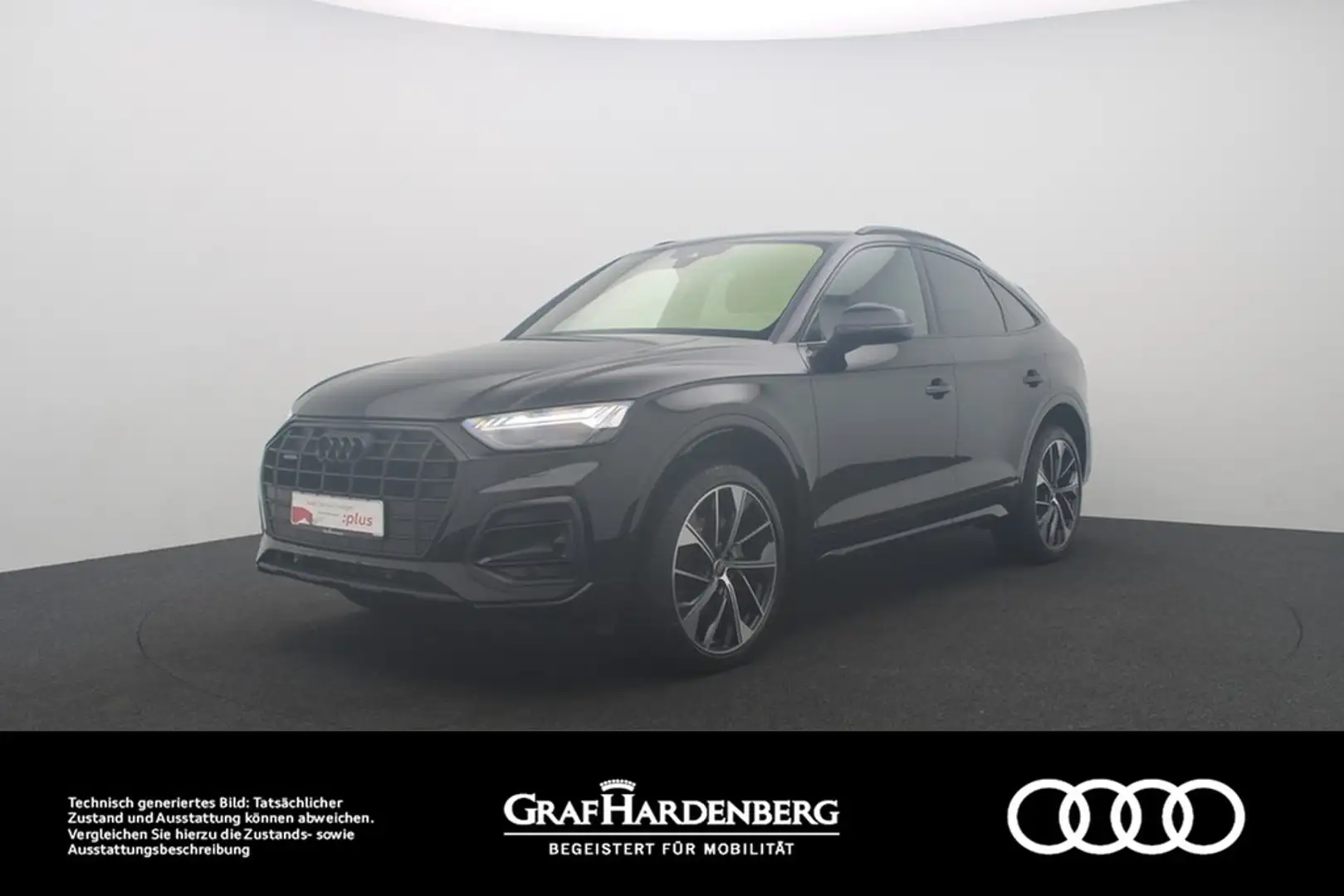 Audi Q5 40 TFSI quattro S line Matrix Navi ACC AHK Noir - 1