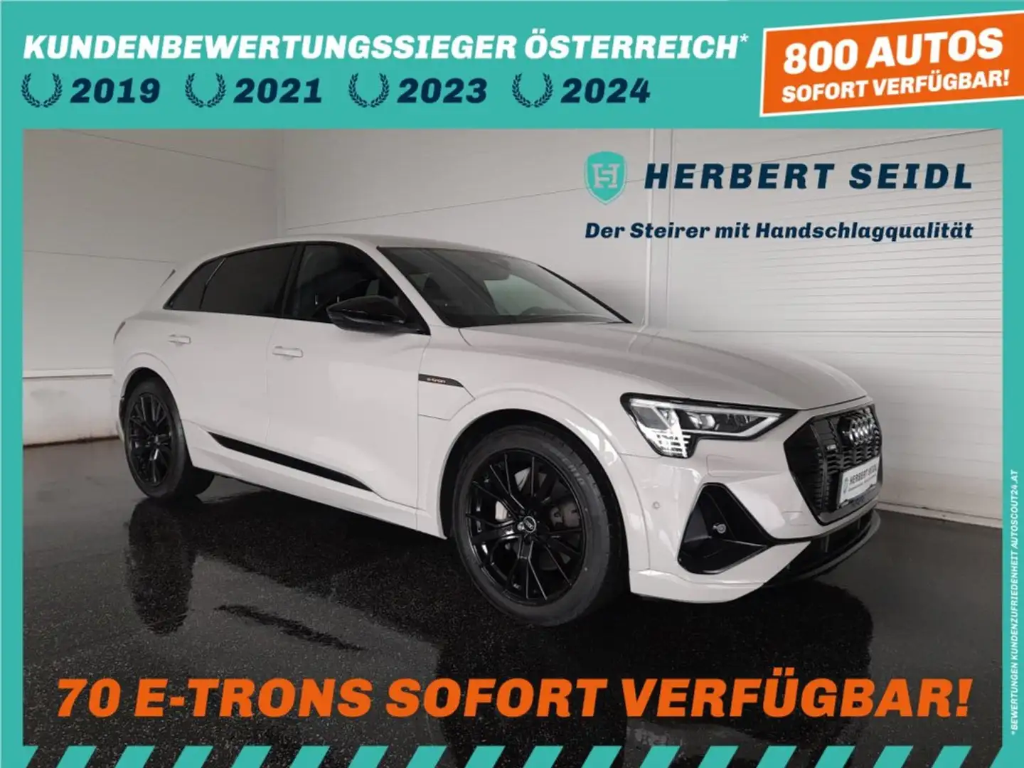Audi e-tron 50 quattro S-LINE *NP: € 84.046,- / 21 ZOLL / OPTIKPAKET SCHWARZ / VIRTUELL / NAVI / KAMERA* Beige - 1