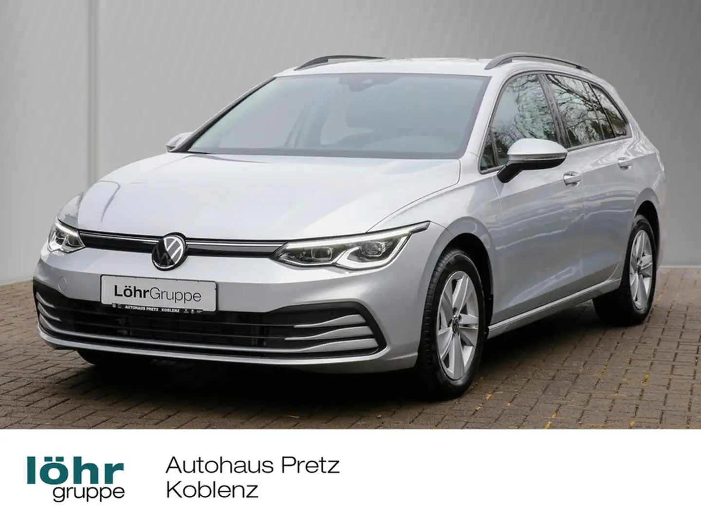 Volkswagen Golf Variant 1.5 eTSI DSG Life AHK, Standhzg., RFK, ACC, Nav... Silber - 1