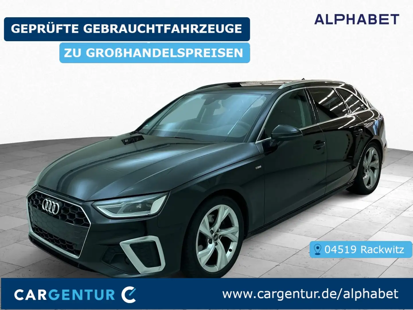 Audi A4 35 2.0 TDI Avant S line B&O 360° AHK SpoSi Noir - 1