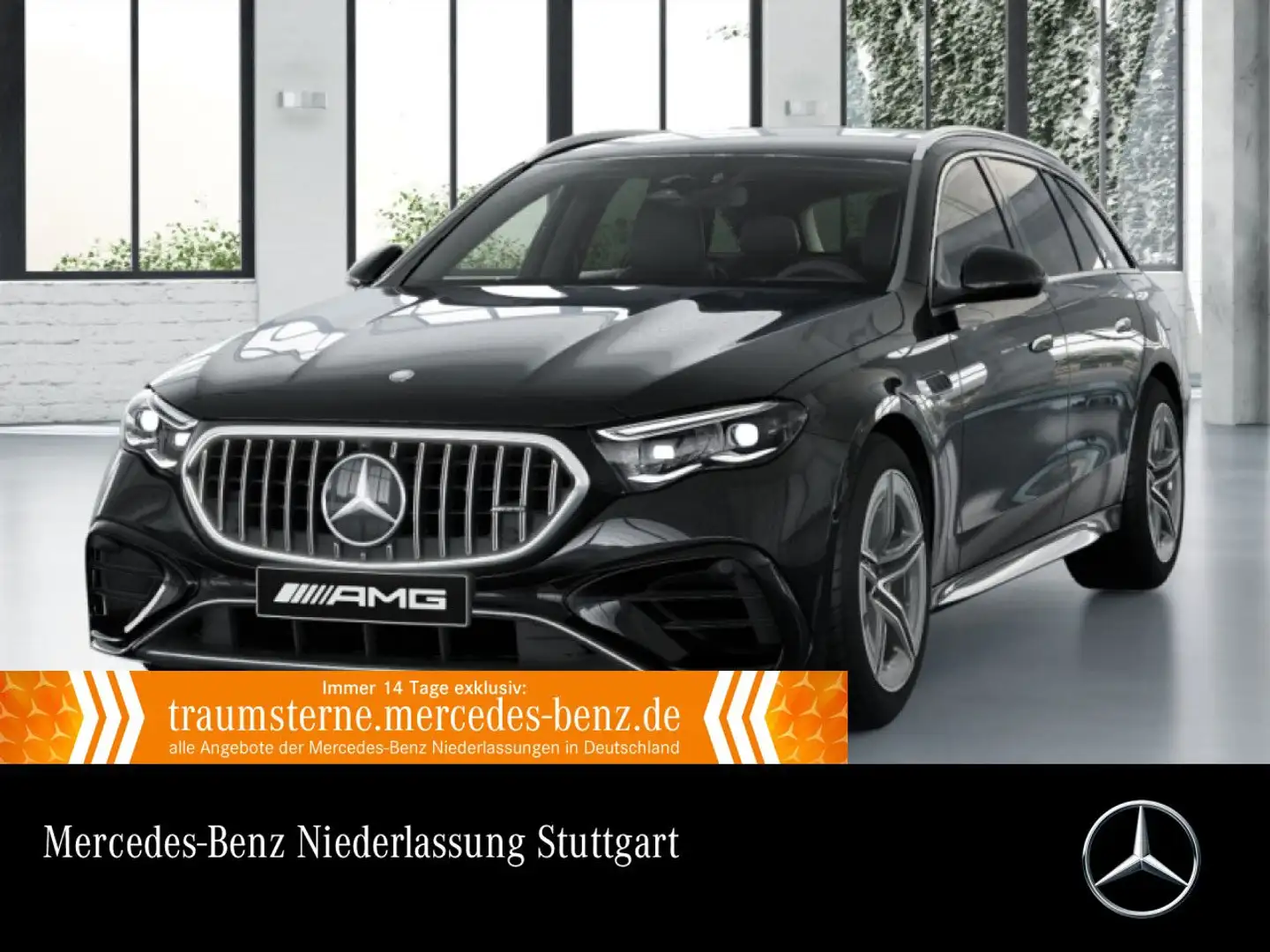 Mercedes-Benz E 53 AMG T 4M Hybrid 360° Distr. AHK Spurhalt-Ass Schwarz - 1