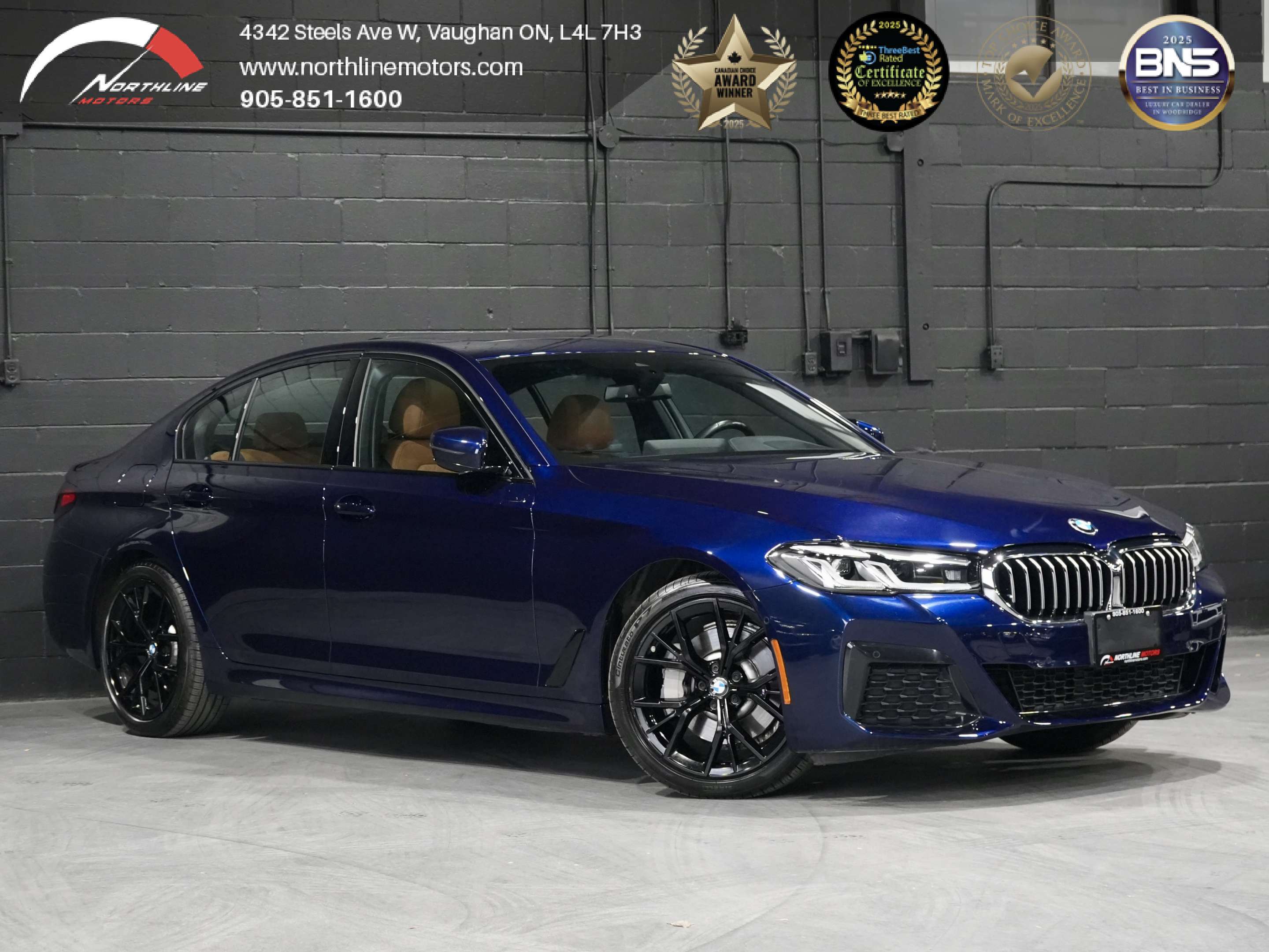 Blue 2022 BMW 5 Series 530i xDrive AWD Sedan All-Wheel Drive 8-Speed Automatic