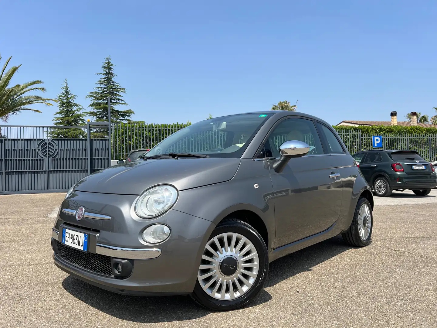 Fiat 500 500 1.2 Lounge 69cv Grigio - 1