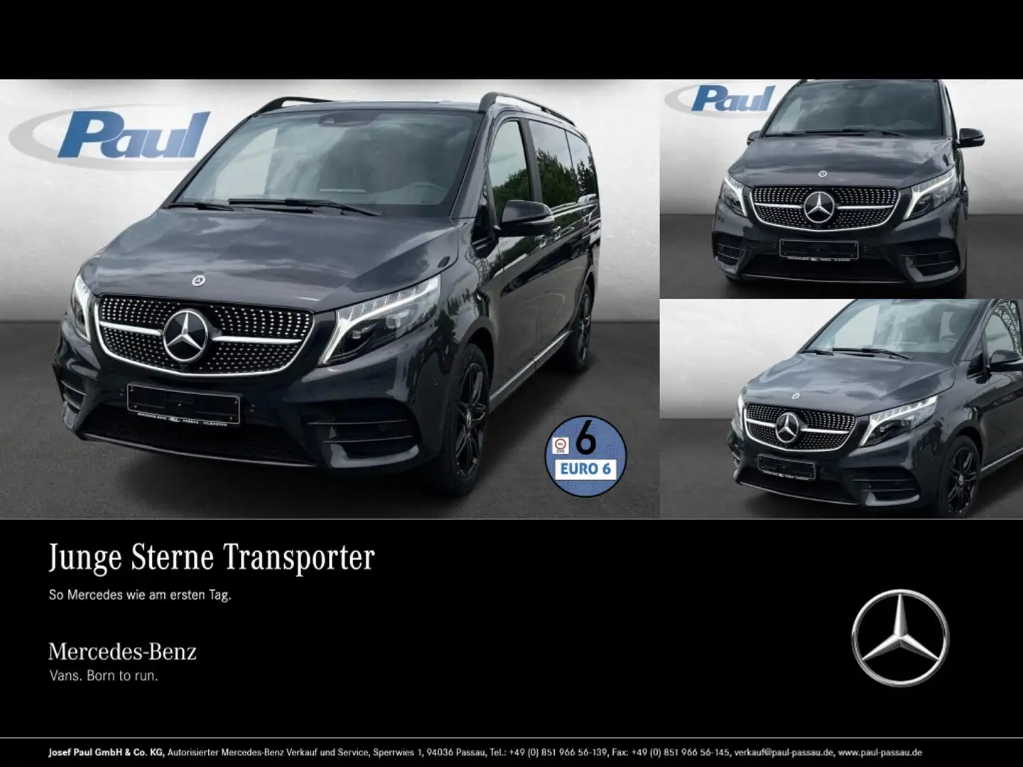 Mercedes-Benz V 300 EAV Avantgarde 4x4 AMG+Nappa+el.Sitze+AHK Grau - 1