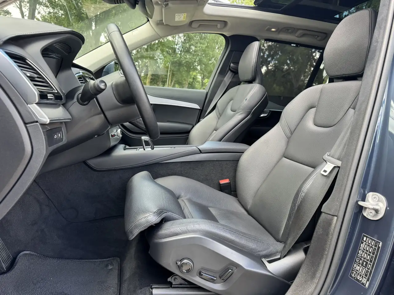 Volvo XC90 2.0 T8 Recharge AWD Ultimate Bright 455pk Luchtver, миниатюра 13