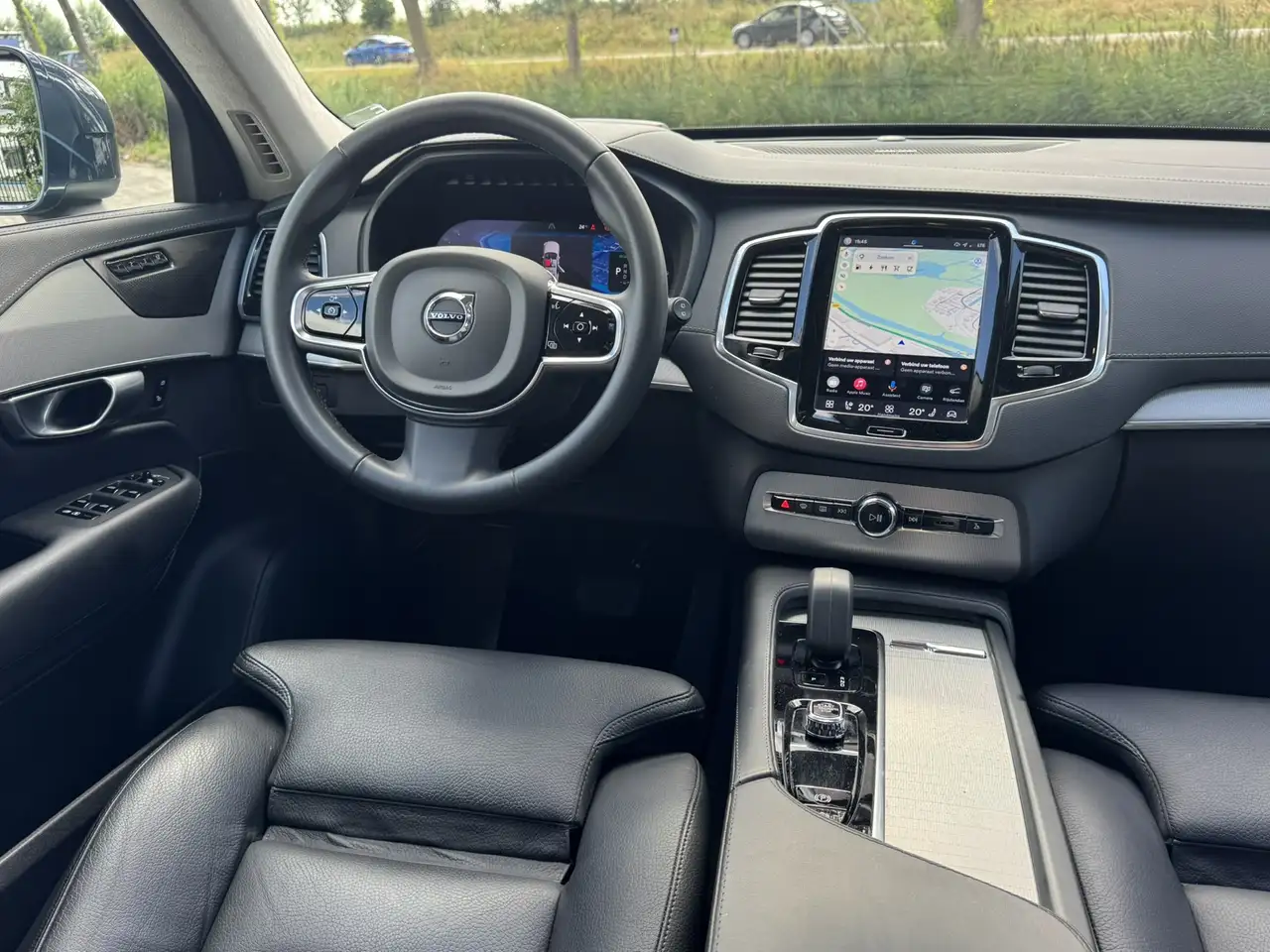 Volvo XC90 2.0 T8 Recharge AWD Ultimate Bright 455pk Luchtver, миниатюра 5