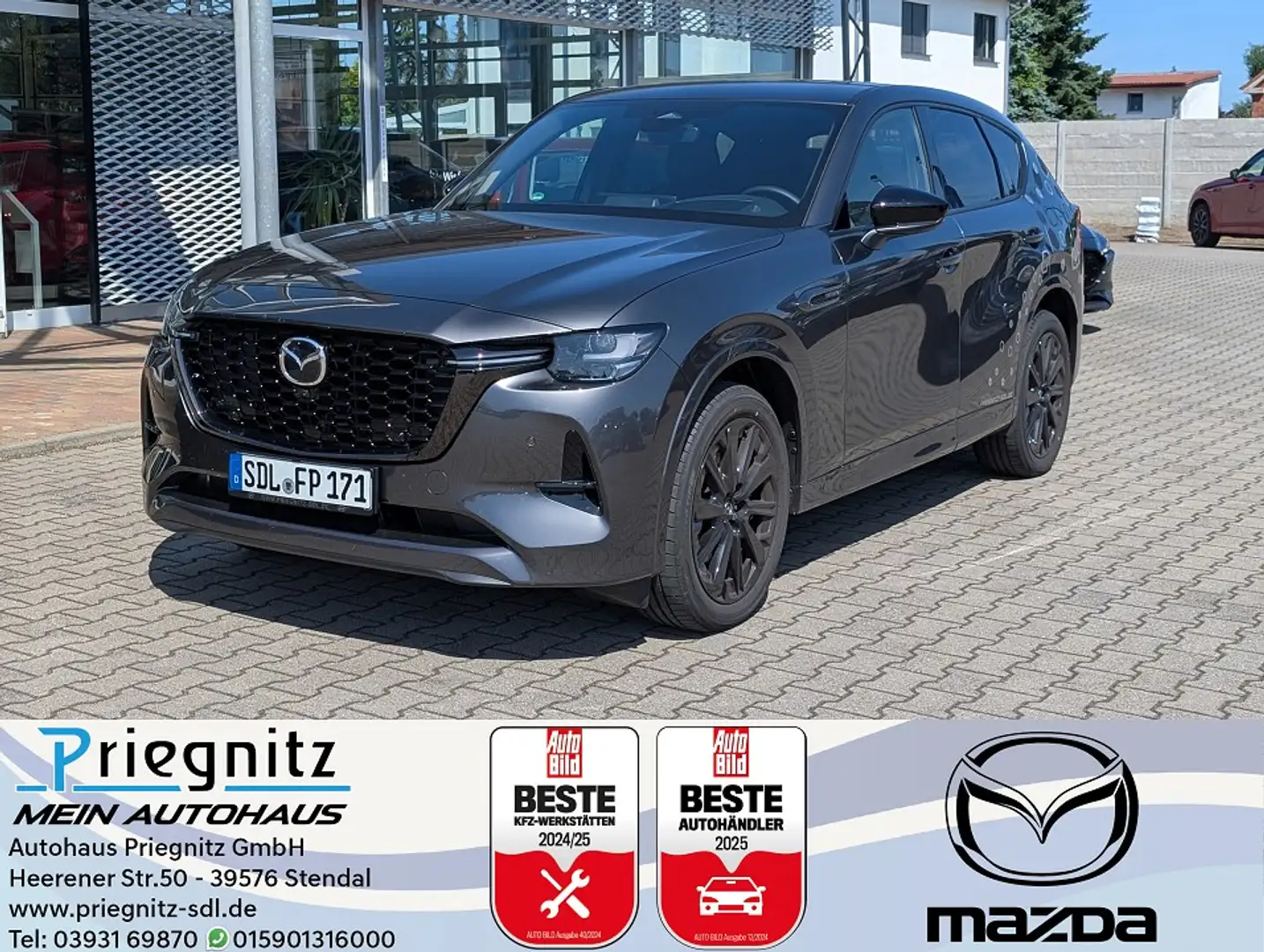 Mazda CX-60 3.3L e-SKYACTIV D 8AT AWD Homura Grau - 1