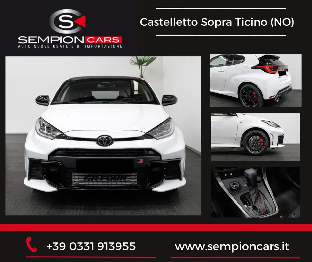 Toyota Yaris GR 1.6 Circuit 280cv RESTYLING Pronta Consegna Blanco - 1