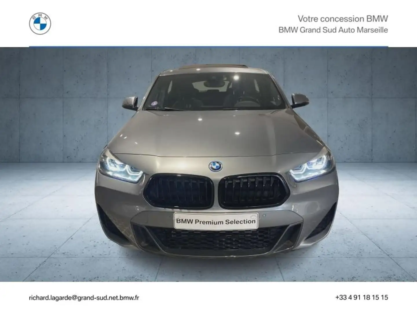 BMW X2 xDrive25eA 220ch M Sport Euro6d-T 6cv Gris - 2