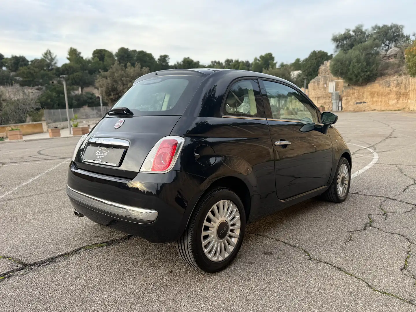 Fiat 500 LOUNGE/1.2 69 CV/TETTO/CERCHI 15" Nero - 2