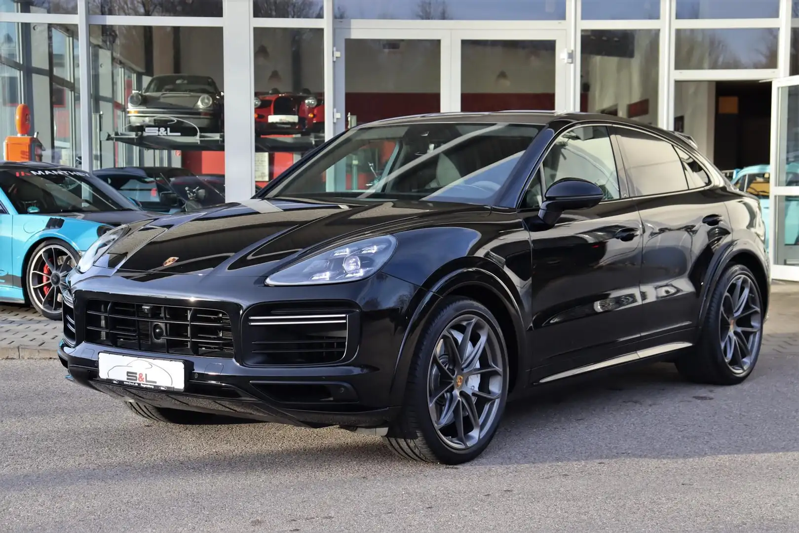 Porsche Cayenne Turbo Coupe/PDCC/SpAga/4Rad/Burm/Approv. Schwarz - 1
