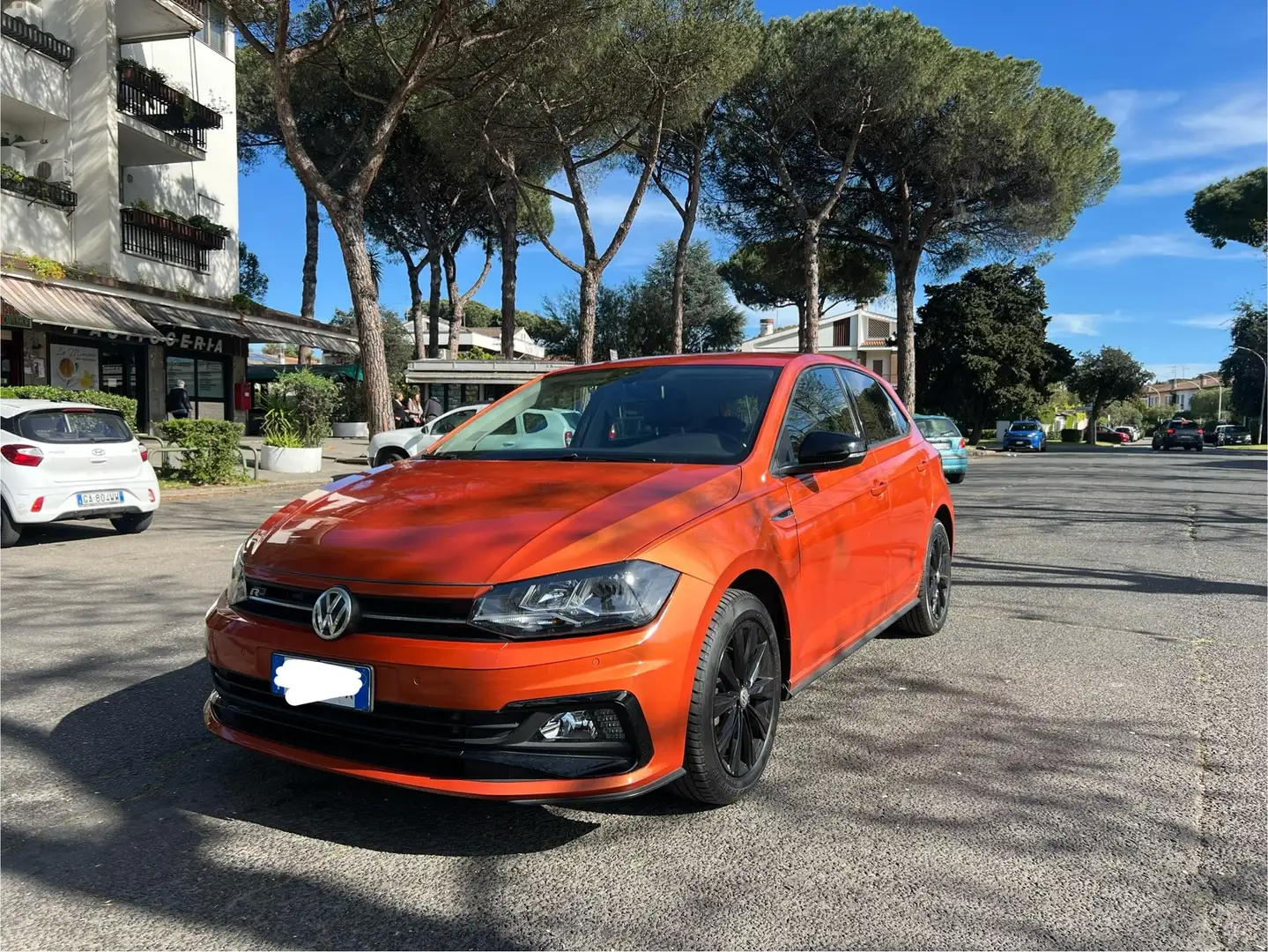 Volkswagen Polo Polo VI 2017 5p 1.0 tsi Highline 95cv dsg Arancione - 1