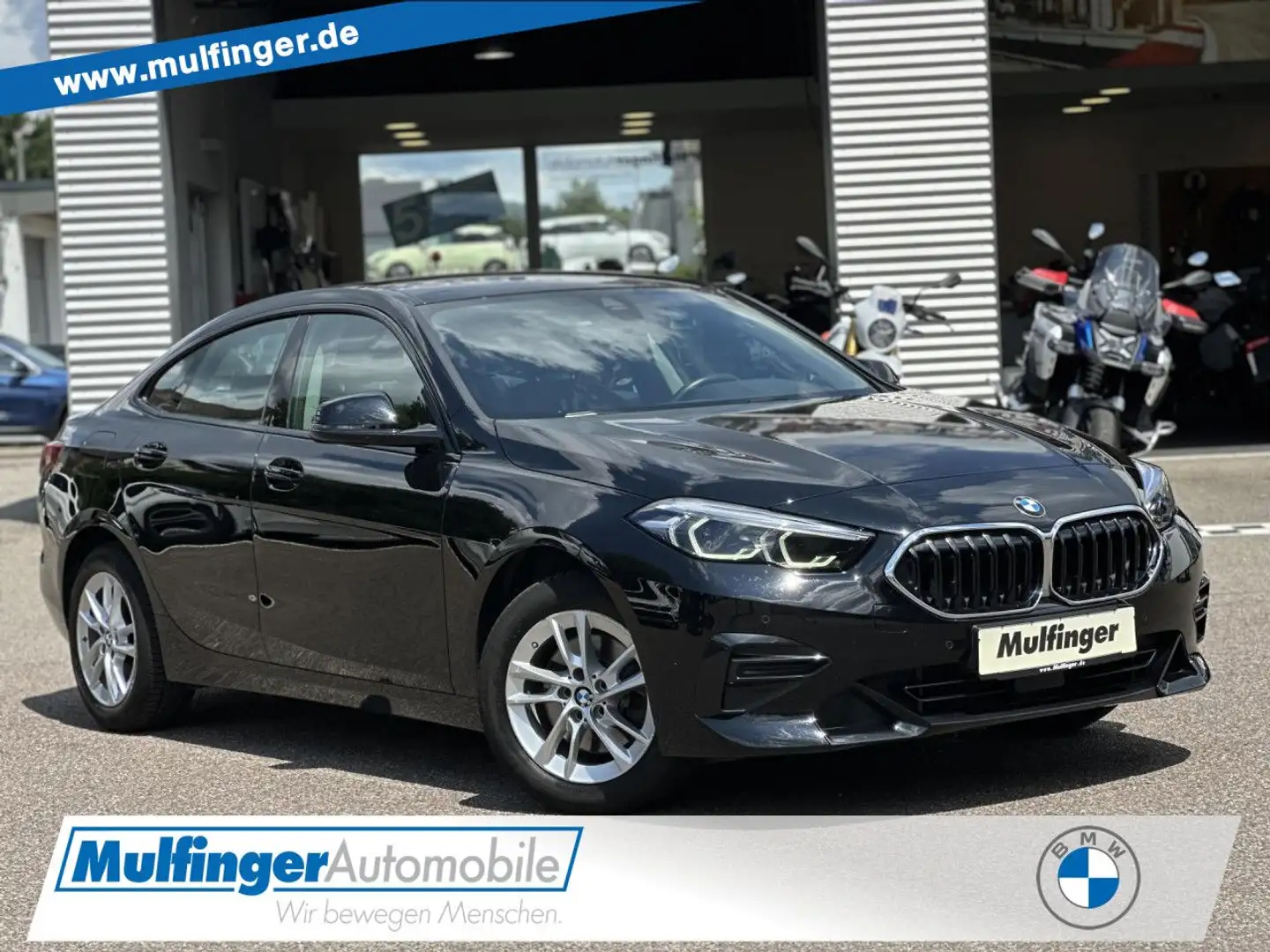BMW 216 d GranC. Sport LiveProf.LED Sitzh.Lordose PDC Schwarz - 1