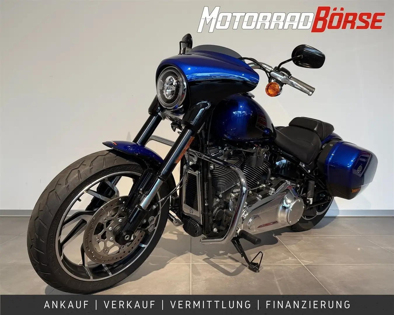 Harley-Davidson Softail Teilzahlung ab 220 Euro monatlich Blau - 1