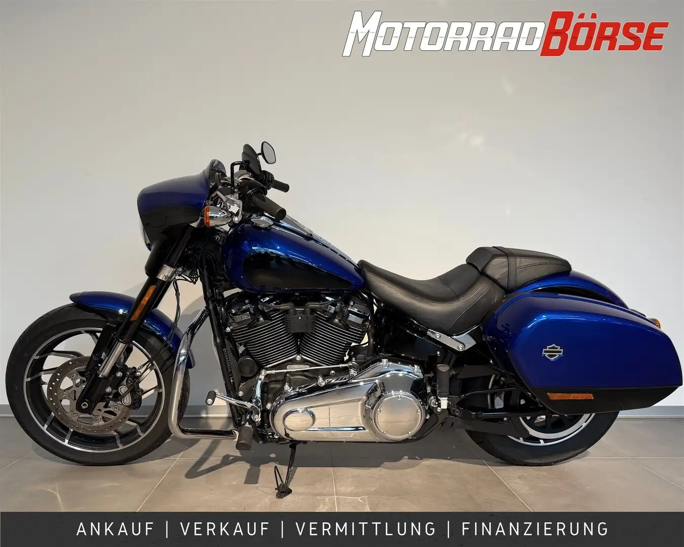 Harley-Davidson Softail Teilzahlung ab 220 Euro monatlich Blau - 2