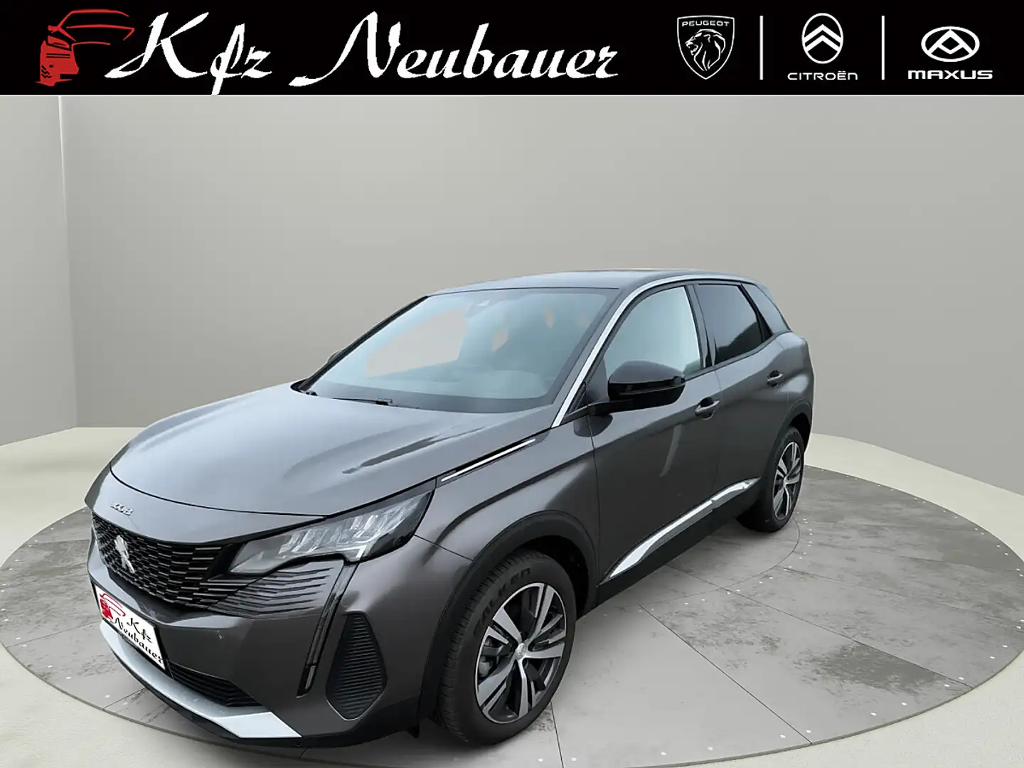 Peugeot 3008 Hybrid 136PS Automatik Grau - 1