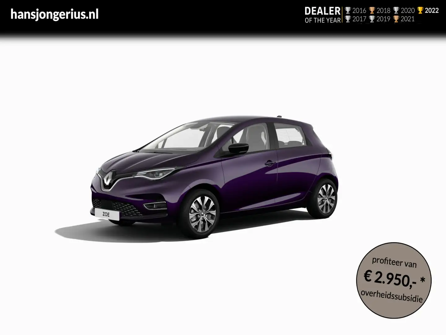 Renault ZOE E-TECH Electric R135 1AT Evolution Automatisch | P Paars - 1