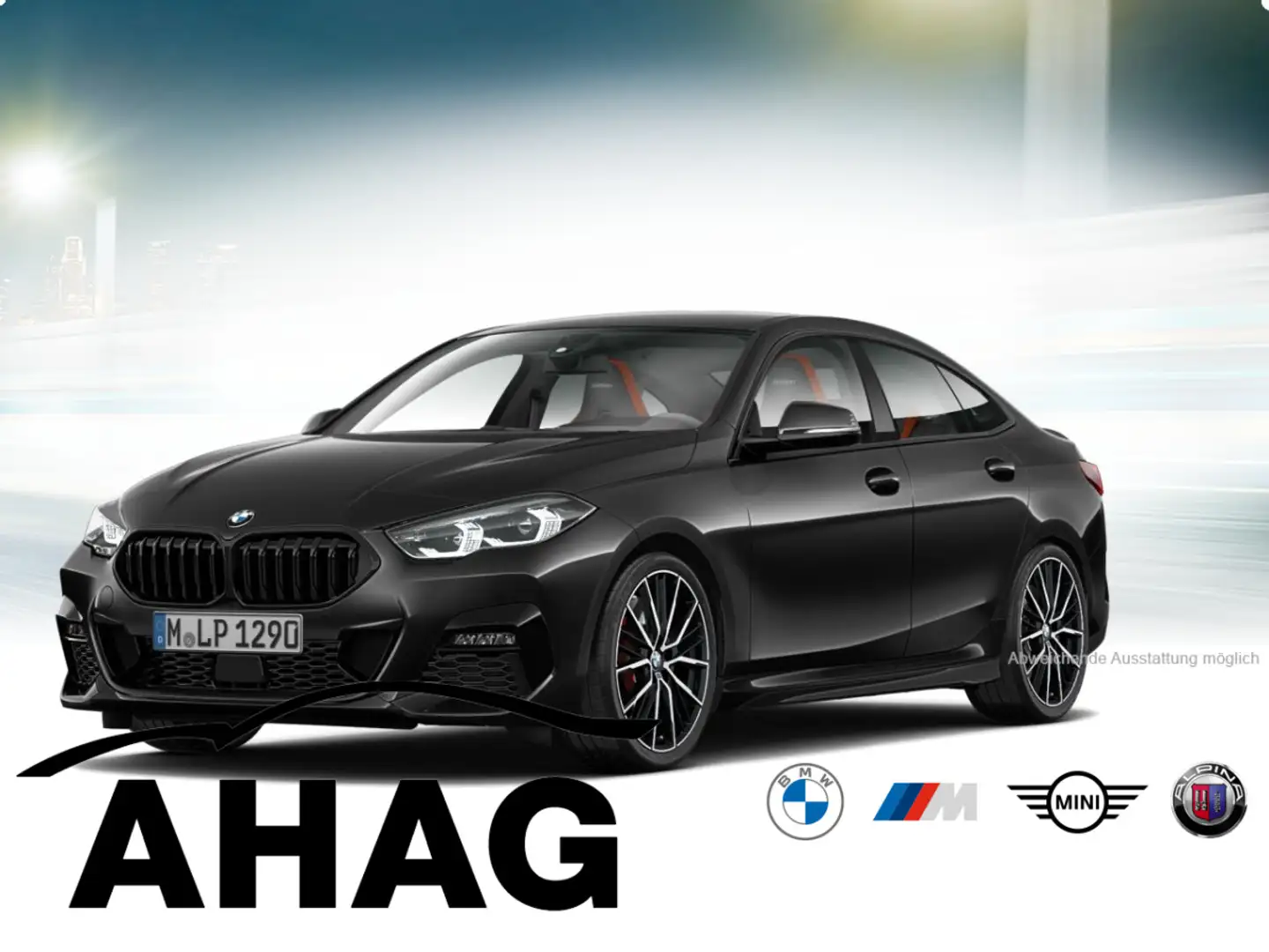 BMW 220 i xDrive Gran Coupe Steptr. EditionCo Navi Leder B Schwarz - 2