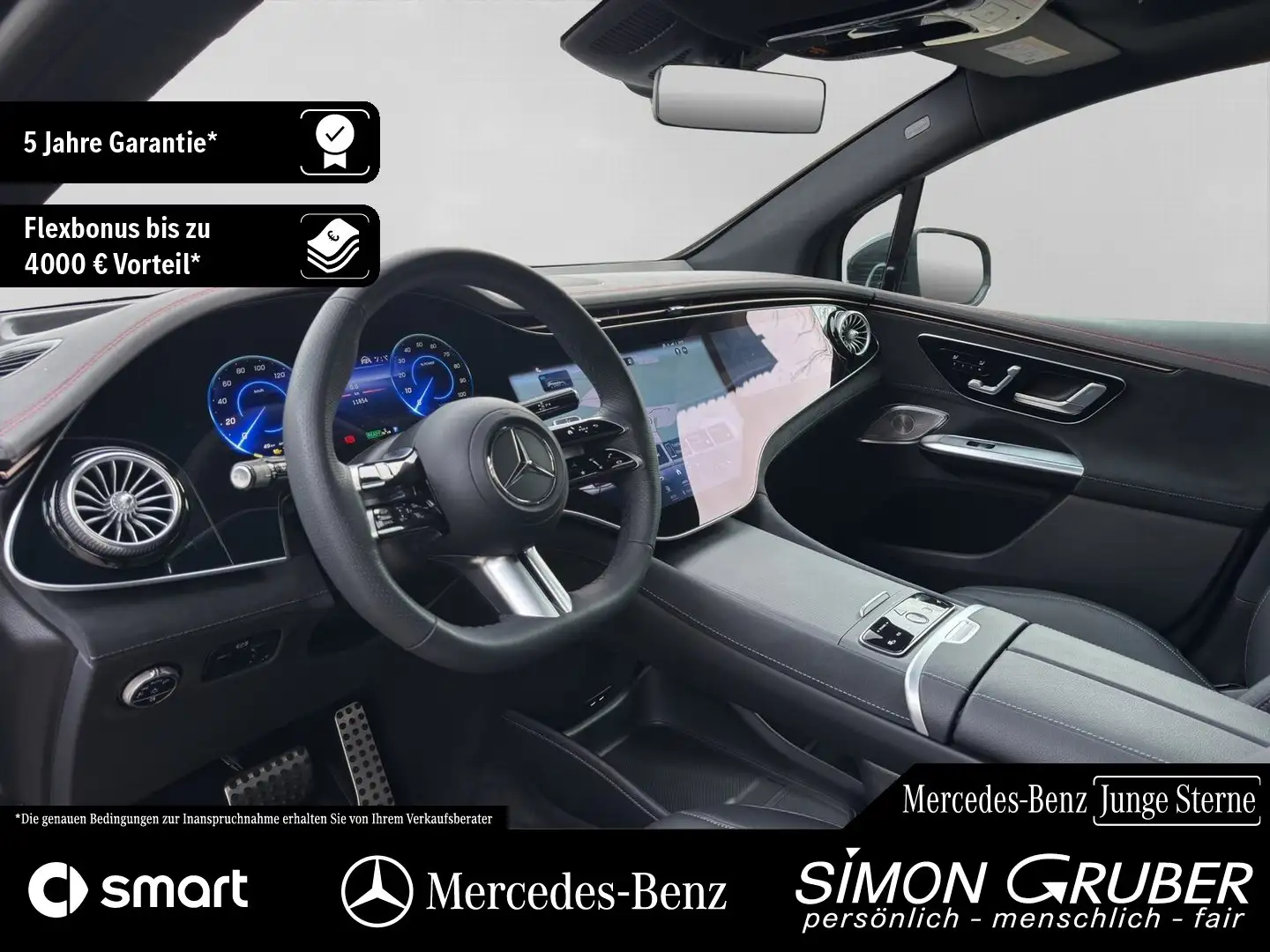 Mercedes-Benz EQE 500 4M SUV AMG Hyper Airmatic HUD AHK Blauw - 2