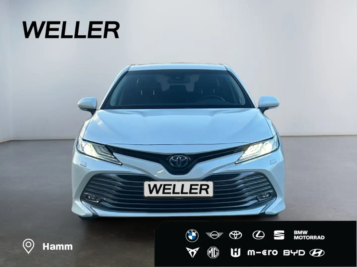 Toyota Camry Luxury *LED*HUD*el. Sitze*Leder*JBL*CAM*PDC* Weiß - 2