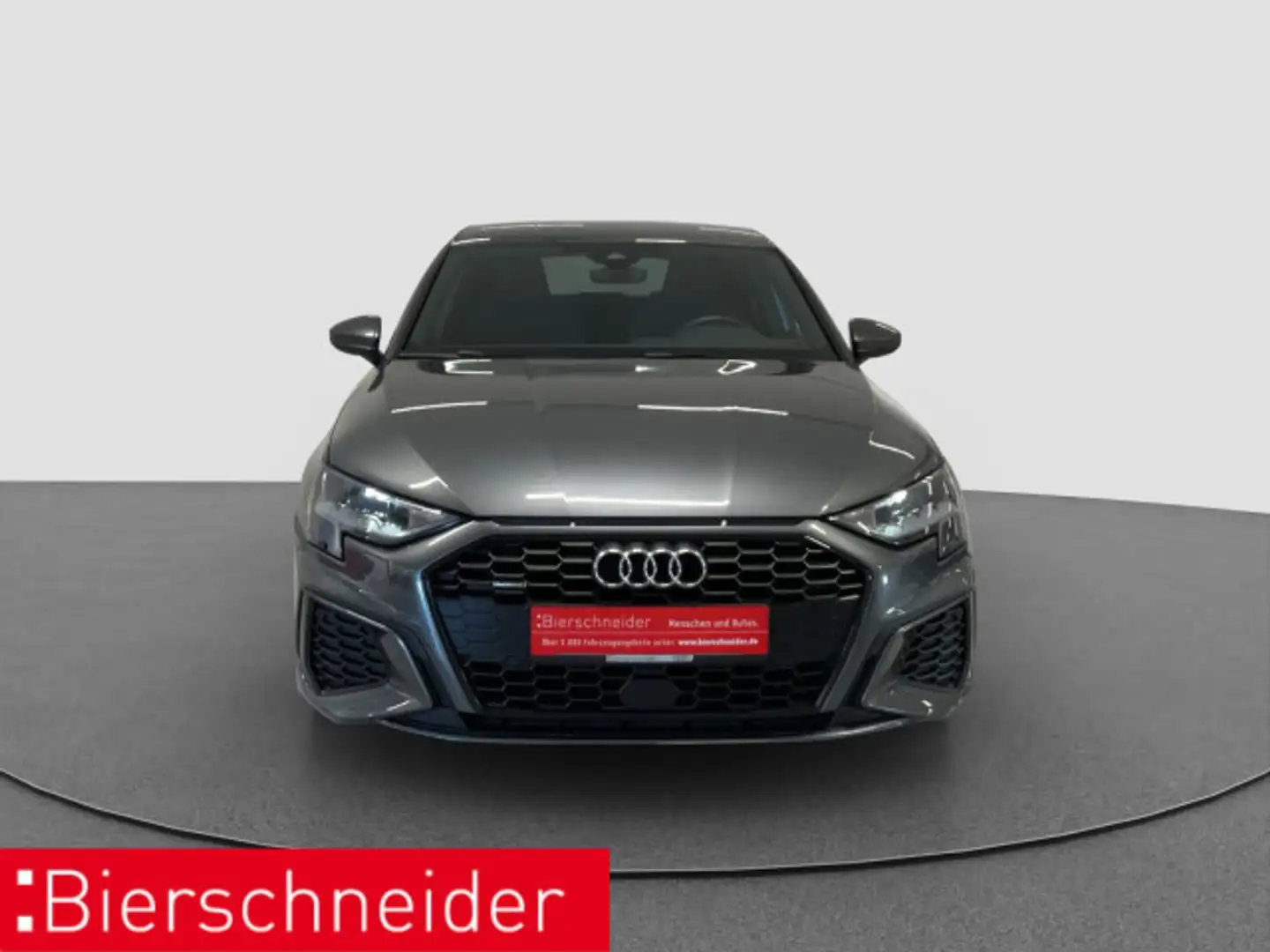 Audi A3 40 TDI qu 2x S-Line Black 18 B&O CA Szary - 2