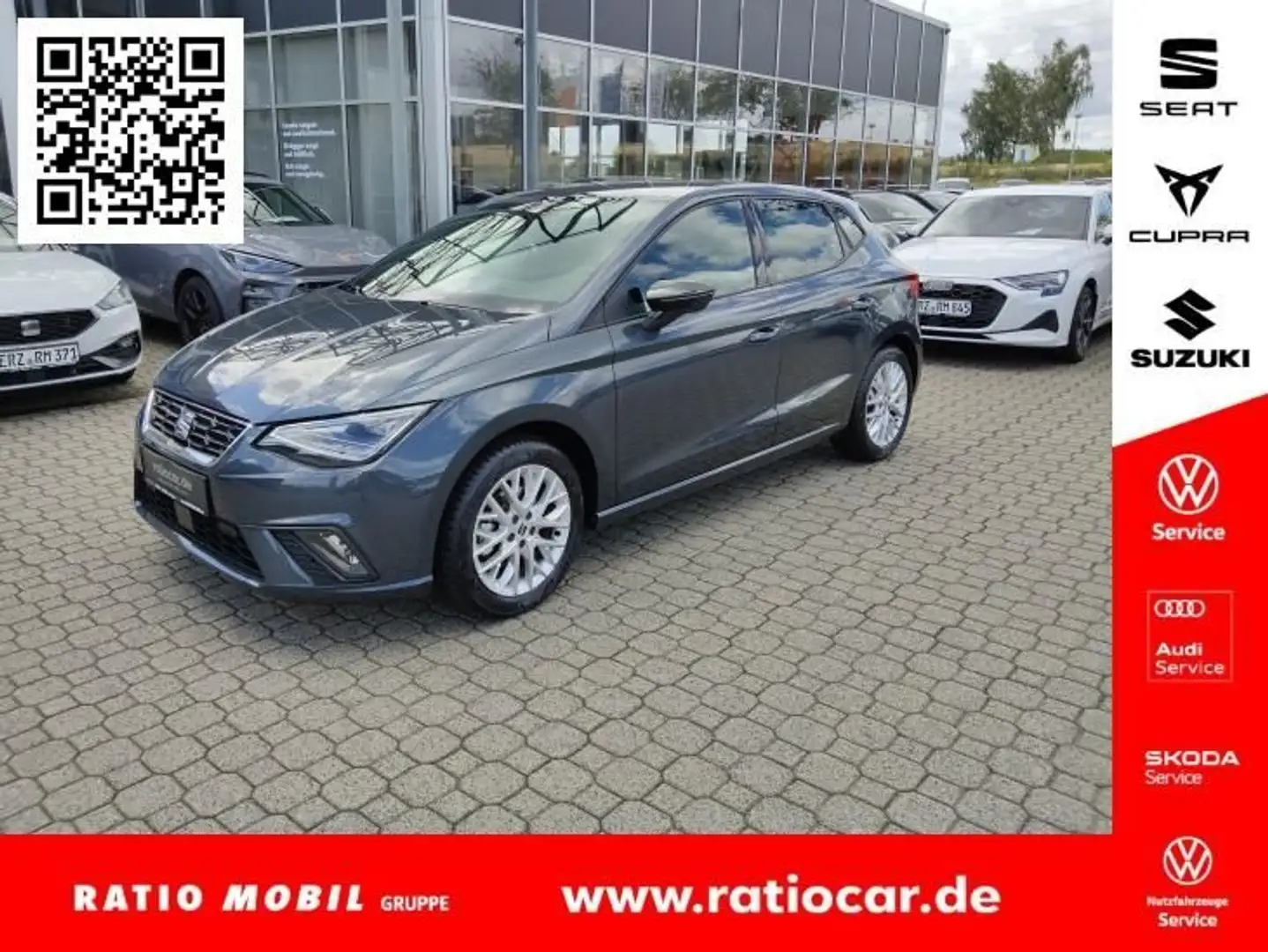 SEAT Ibiza IBIZA FR 1.0 TSI NAVI SITZHEIZ. EINPARKH. ACC Grau - 1
