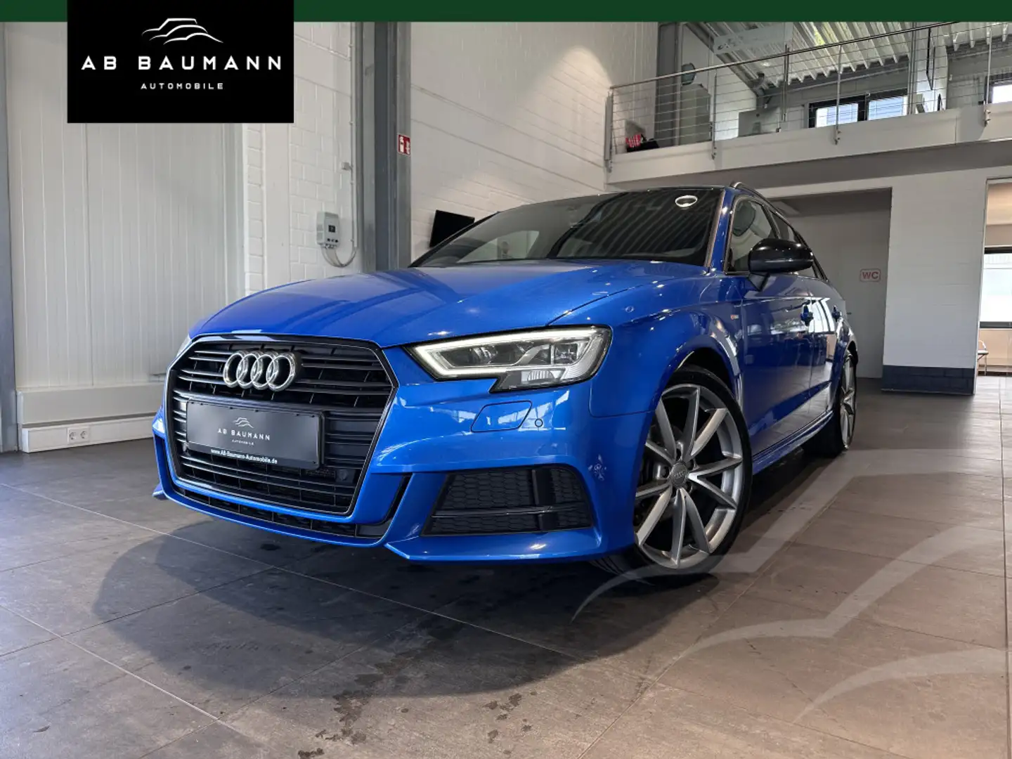 Audi A3 sport *S-LINE, S-TRONIC, LED, VIRTUAL, PANO* Blau - 1