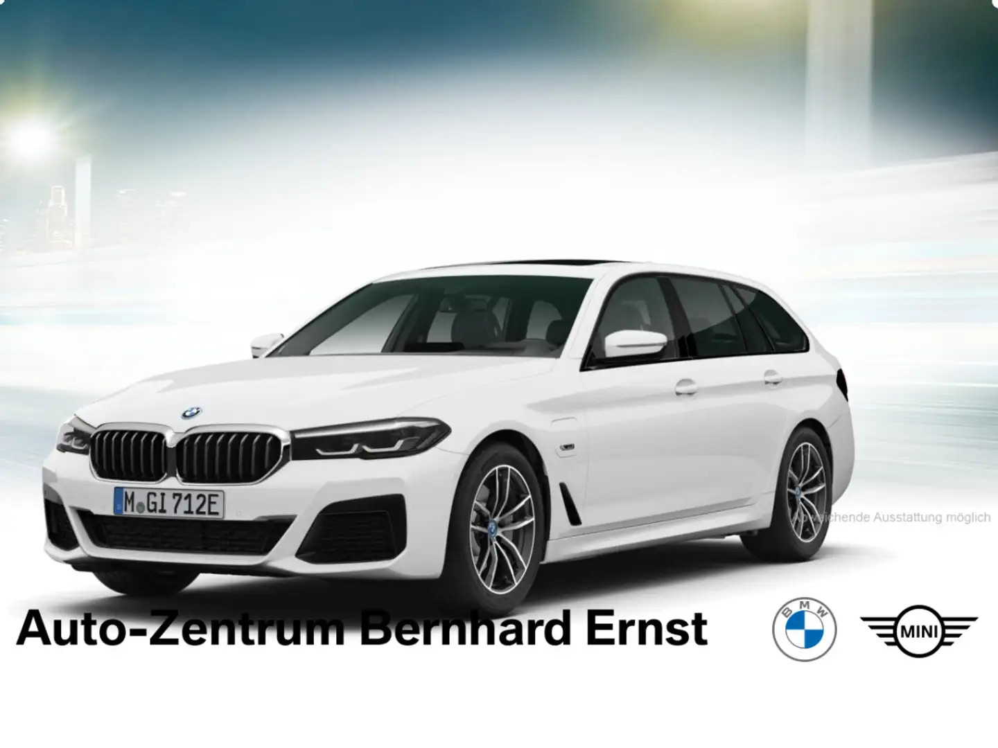 BMW 530 e Touring M Sportpaket Sport Aut. Panorama Weiß - 2