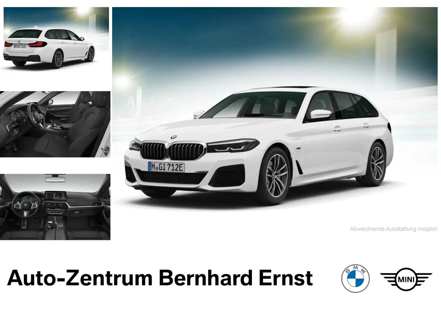 BMW 530 e Touring M Sportpaket Sport Aut. Panorama Weiß - 1