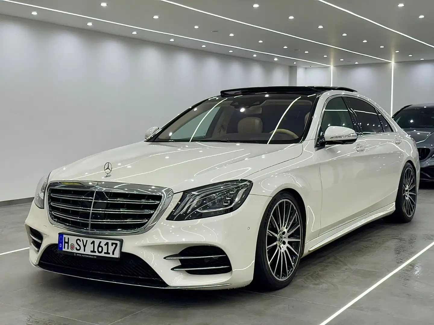 Mercedes-Benz S 400 d 4Matic L AMG Fond-TV/4xMemory/Pano/360* Wit - 1