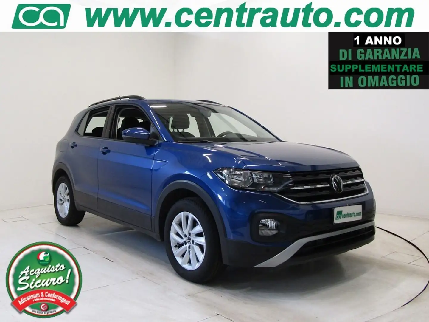 Volkswagen T-Cross 1.0 TSI DSG Style 110CV Azul - 1