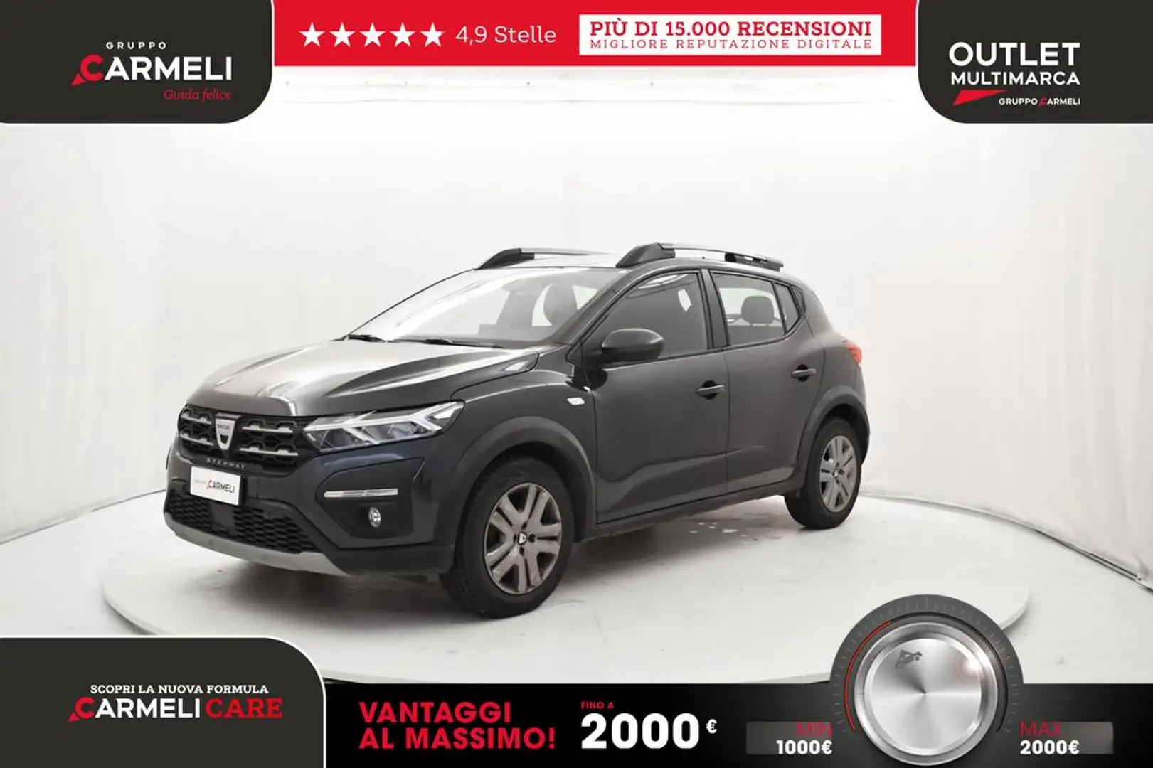 Dacia Sandero Stepway 1.0 tce Comfort Eco-g 100cv Grigio - 1