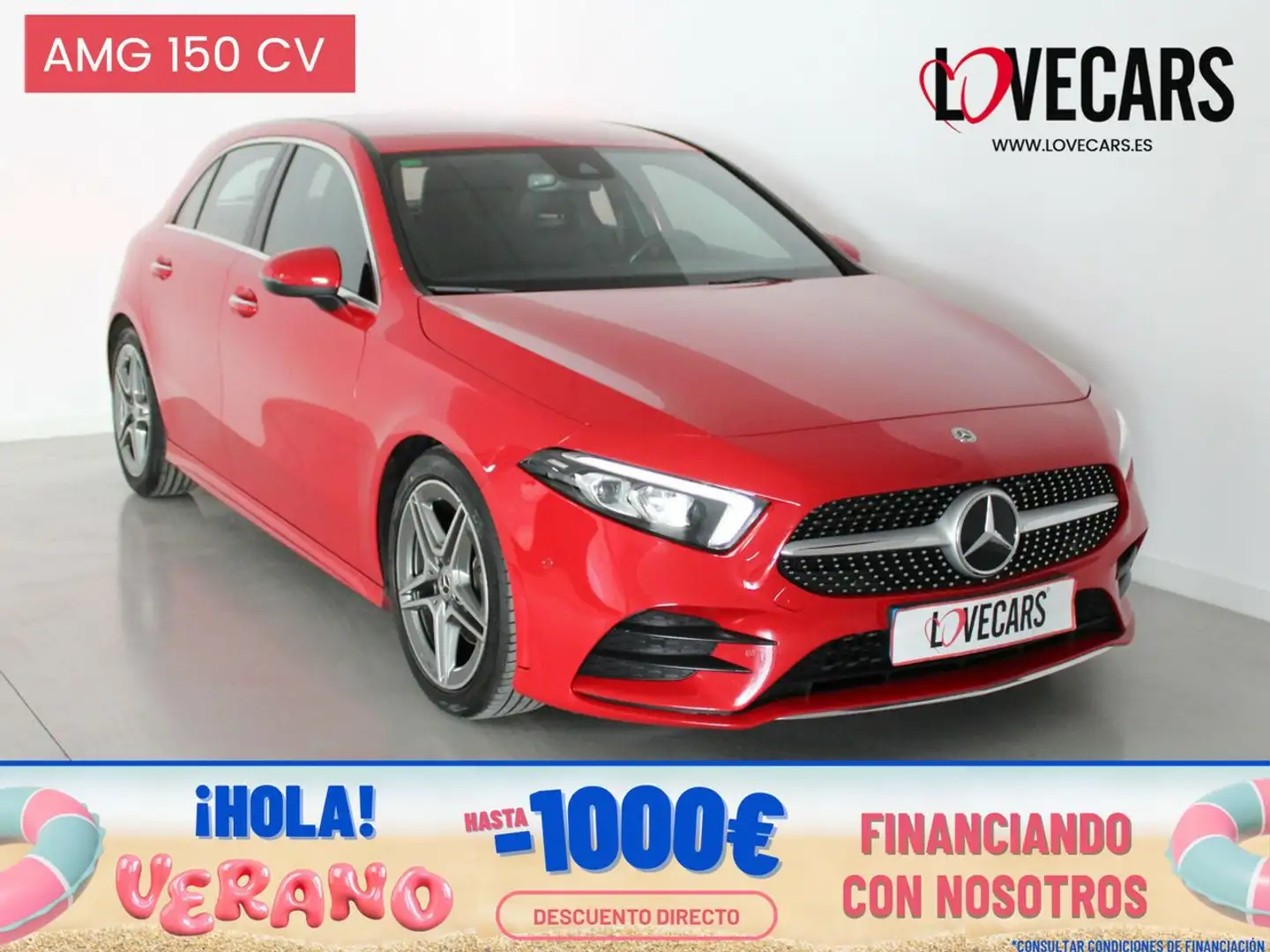 Mercedes-Benz A 200 d Rojo - 1