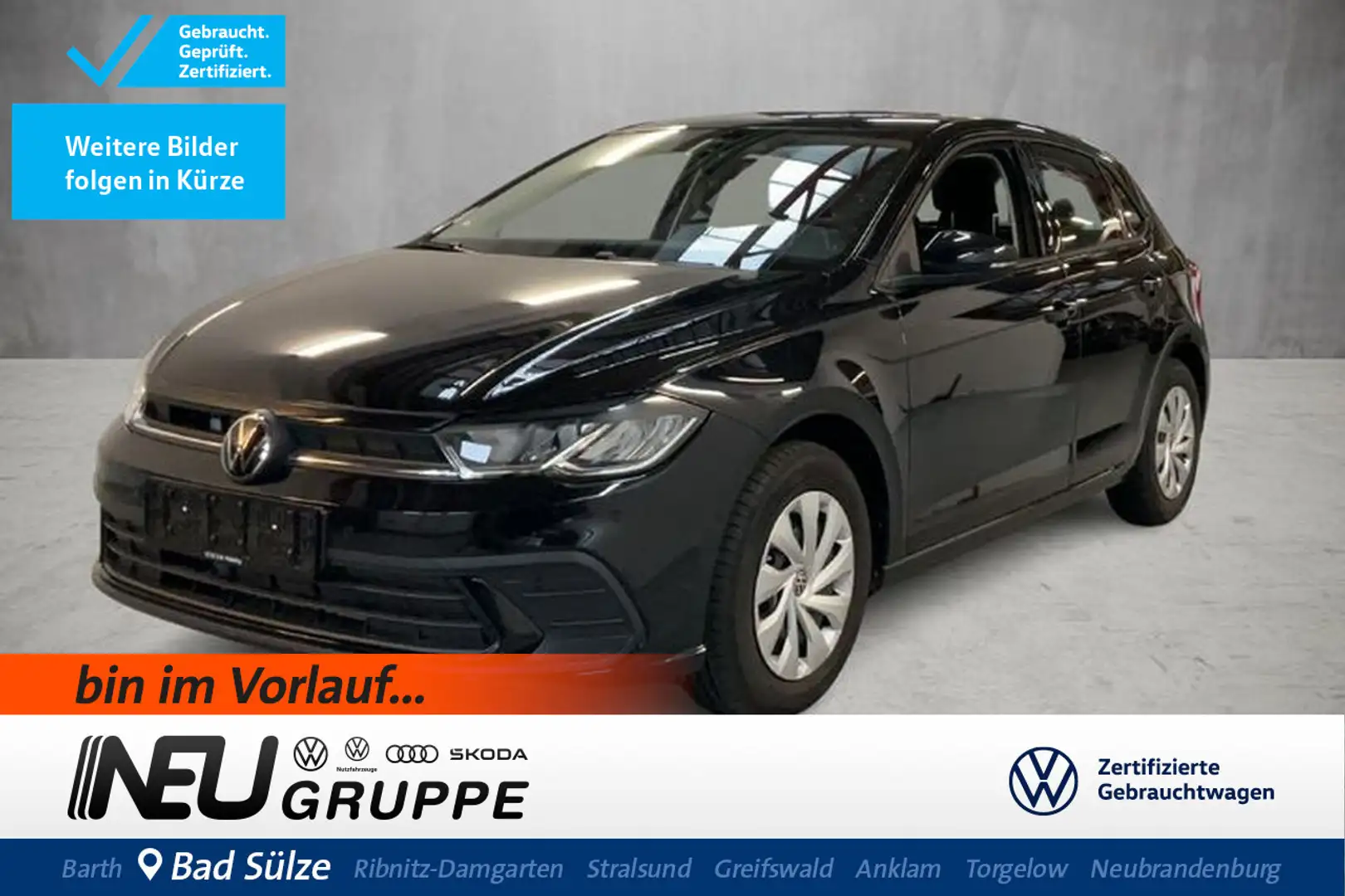 Volkswagen Polo Life 1.0 TSI DSG LED Travel Side Assist App Connec Noir - 1