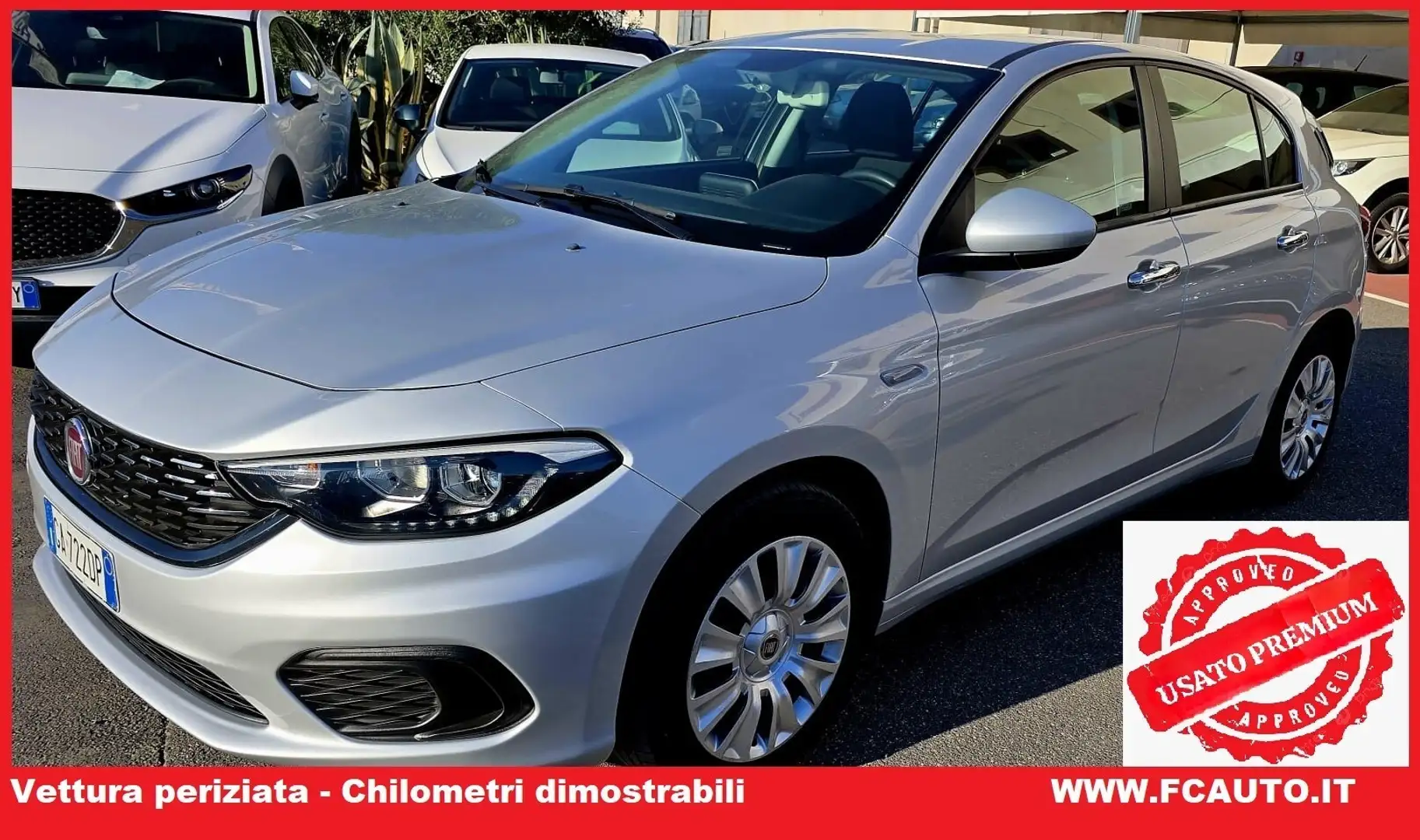 Fiat Tipo 1.3 Mjt S&S 5 porte Lounge Argento - 1