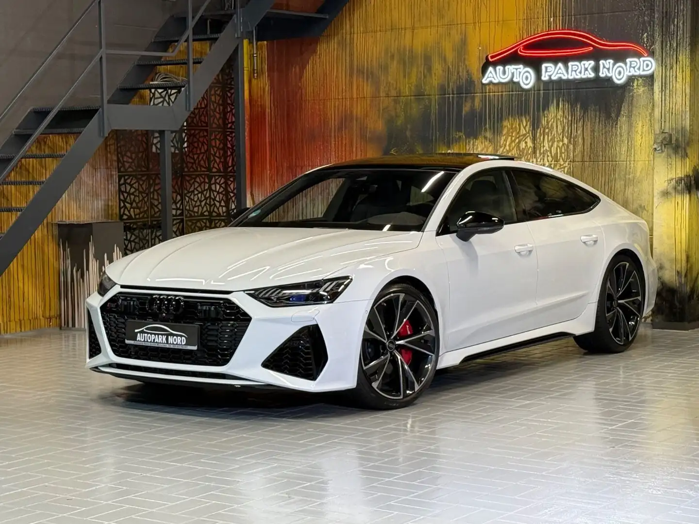 Audi RS7 Sportback 4.0 TFSI quattro~HEAD-UP~PANO~MATR Blanc - 1
