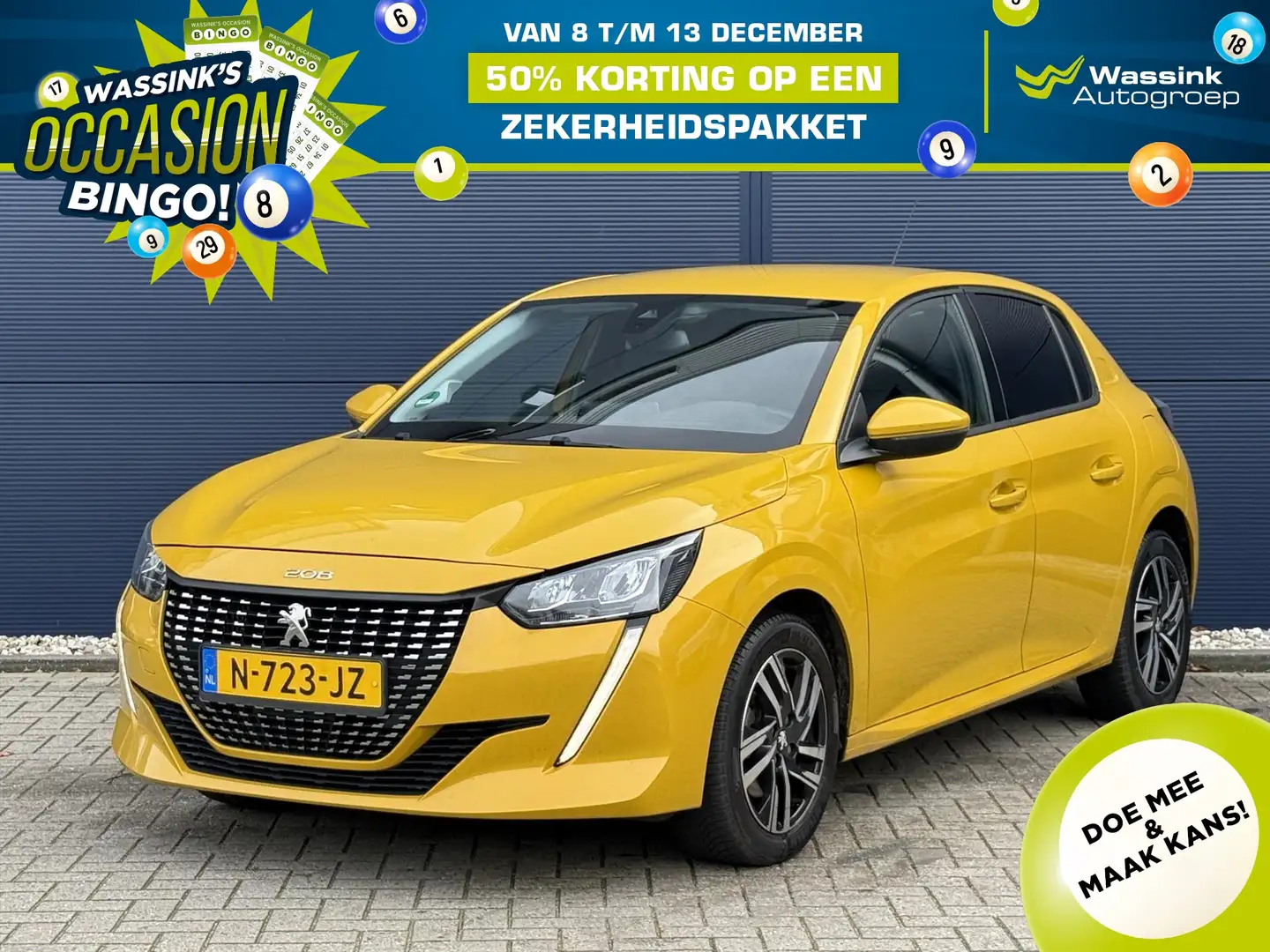 Peugeot 208 1.2 PureTech 100pk Allure | Navigatie | Carplay | Geel - 1