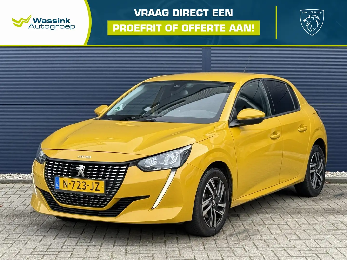 Peugeot 208 1.2 PureTech 100pk Allure | Navigatie | Carplay | Giallo - 1