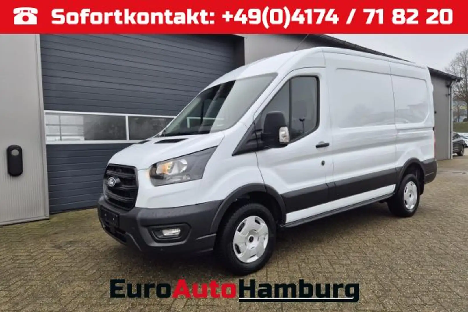 Ford Transit L2H2 2.0 EcoBlue 165PS Trend Heckantrieb 3,5t 2-Si Weiß - 1