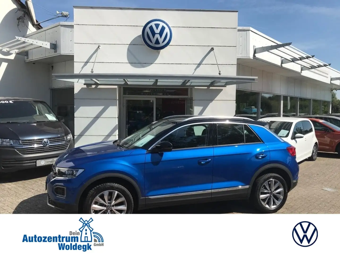 Volkswagen T-Roc 2.0 TDI Style 6-Gang Blau - 1
