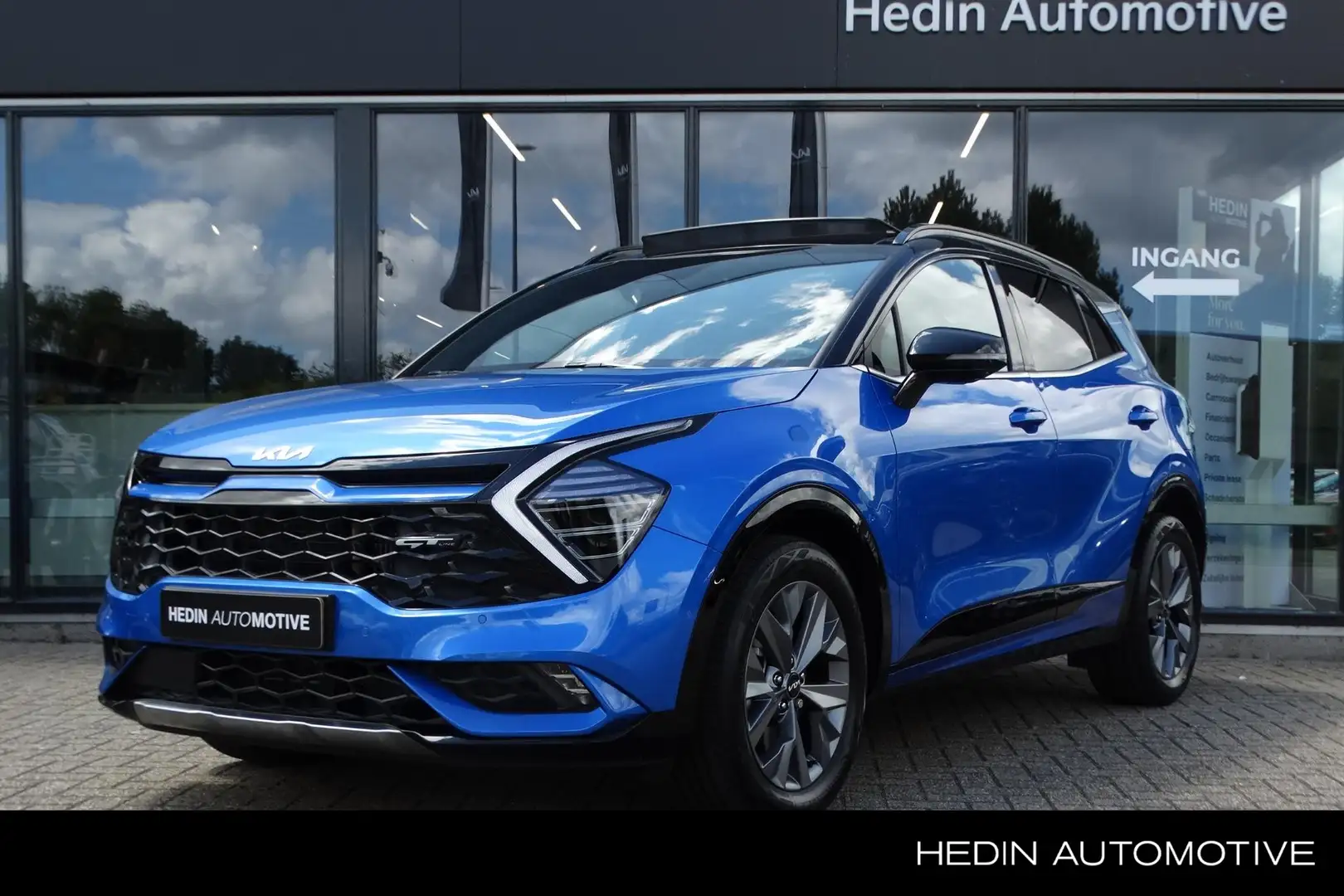 Kia Sportage 1.6 T-GDi Hybrid GT-PlusLine | Panoramadak | Leder Blau - 1