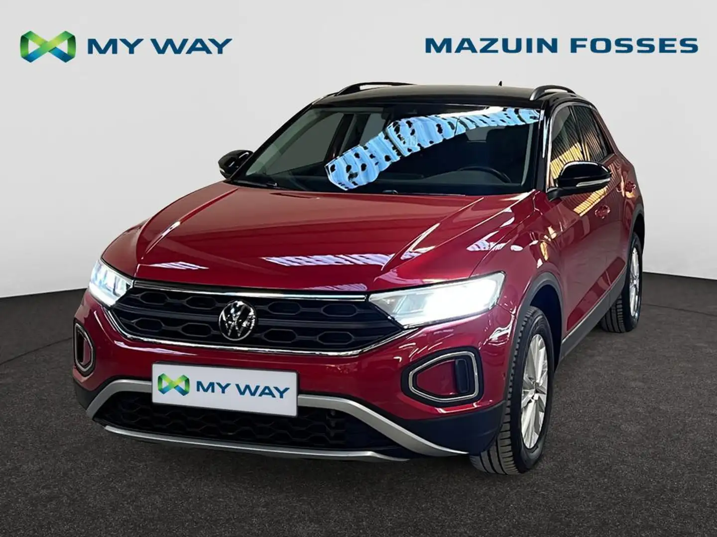 Volkswagen T-Roc T-Roc Life Business 1.0 TSI 81 kW (110 ch) 6 vitesses manuel Rouge - 1