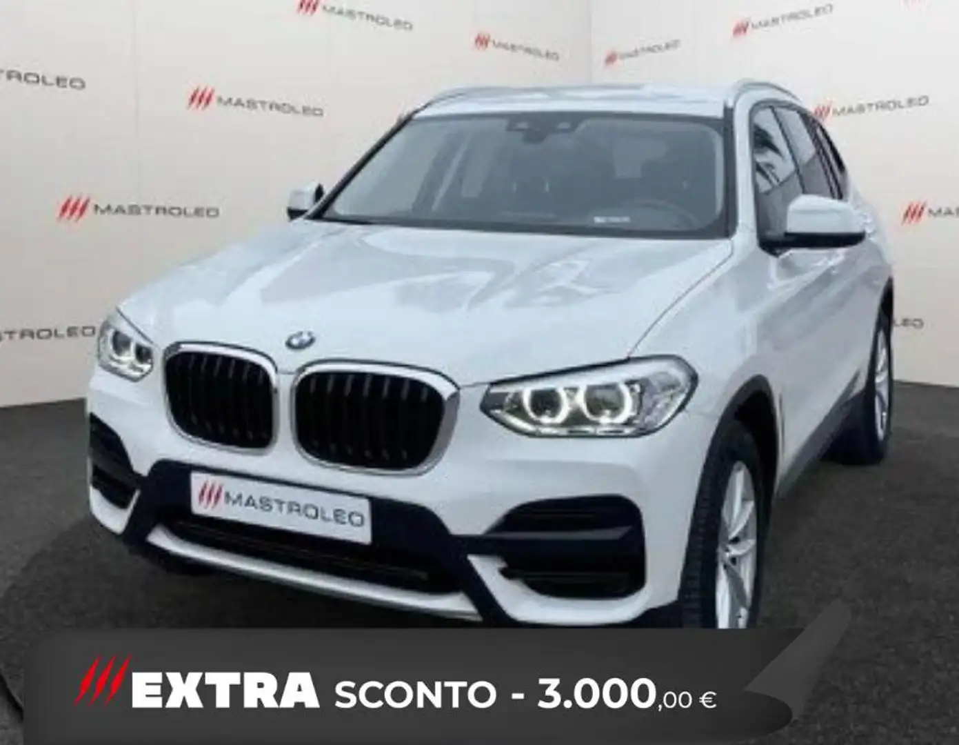 BMW X3 xDrive20d Business Advantage Automatico,Km Certi. Bianco - 1