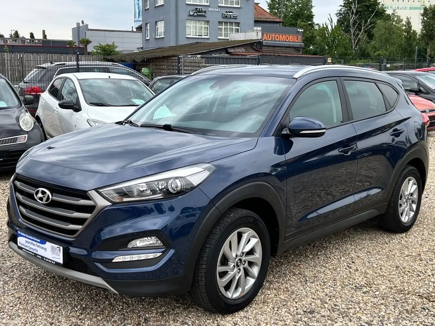 Hyundai TUCSON Navi/Kamera/Totwinkel/Temp/SHZ/Tel/AHK!!! Bleu - 1